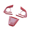 Toyota Corolla 3 x Red Steering Wheel Cover Trim (2019-2021)