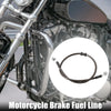 ATV Dirt Bike 70cm 27.56" Braided Brake Clutch Oil Hose
