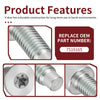 Polaris RZR 4 x Valve Cover Shoulder Bolts (2012–2020)