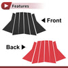 Nissan X-Trail / Rogue 2021-2022 Black Door Pillar Window Trim