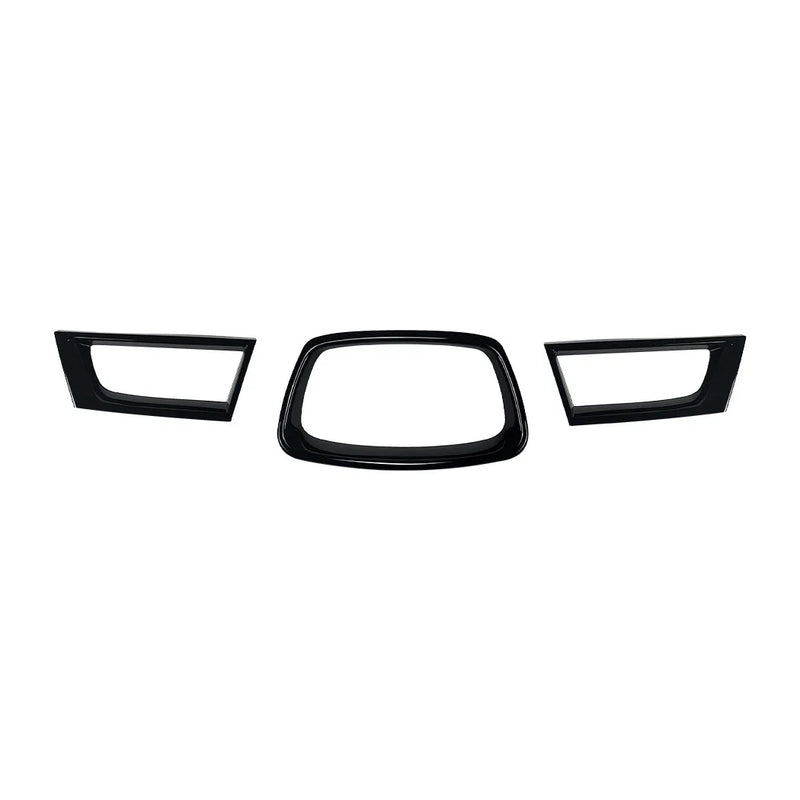 Subaru Impreza WRX STI Gloss Black Front Grill Frame Trim Cover (2006–2007)