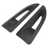 Jeep Wrangler JK Rubicon Hood Side Air Vent Covers Matte Black (2007-2017)