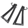 Yamaha YZF R6 Black Rear Footrest Assembly Kit with Foot Pegs (2006-2011)