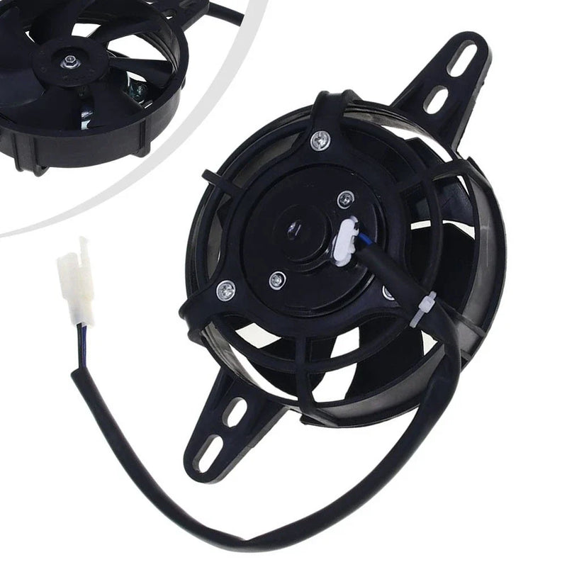 Motorcycle Engine Heat Control 12V Electric Radiator Cooling Fan