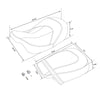 Harley Street Road Glide Driver & Passenger Two-Up Seats (2009-2023)