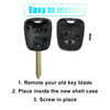 Peugeot CE0165 Keyless Entry Remote Key Shell Cover