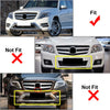 Benz GLK Class X204 (2013-2015) Black GTR Style Front Bumper Grille