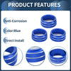 Honda CR-V (2023-2024) - 3 x Blue AC Media Volume Switch Knob Cover Ring