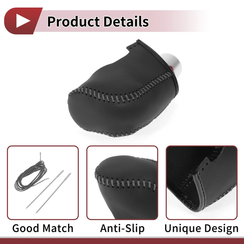Hyundai Sonata (2011-2014) - Black Grey Car Gear Shift Knob Cover