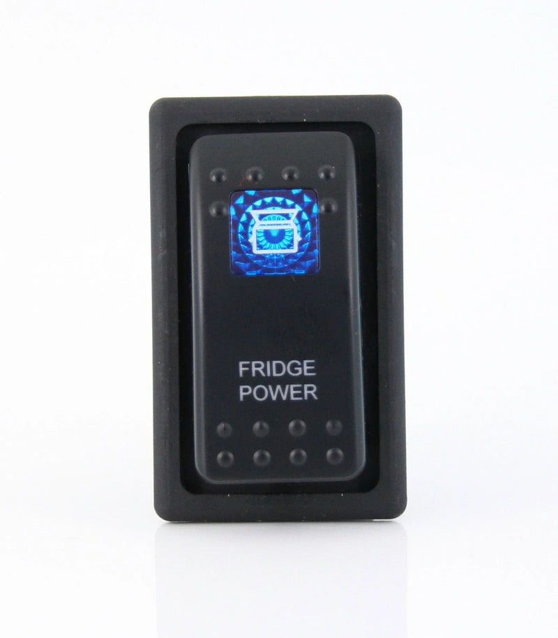 Fridge - Includes Mounting Panel Dual LED Backlit Rocker Switch