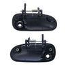 Honda Civic EK 4pc Front/Rear Outer Door Handle Black (1996–2000)