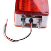 Car 4pcs Square Dual Face Fender Marker Turn Signal Lights