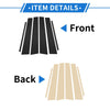 Hyundai Tucson IX35 (2016-2021) Black 6 Pcs Door Pillar Window Trim