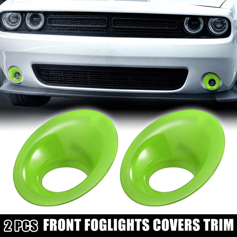 Dodge Challenger 2 x Car ABS Front Fog Light Covers Trim (2015-2020)
