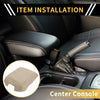 Ford F-150 2015-2020 Microfiber Leather Beige Console Lid Armrest Cover