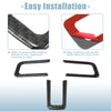 Ford Mustang 3 x Carbon Fiber Steering Wheel Sticker Trim (2015-2020)