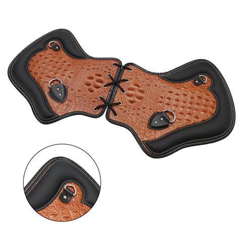 FLHXS Street Glide 2 x Universal Heat Shield Saddle Covers Brown (2014-2023)