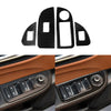 Window Switch Surround Cover Trim Fits Alfa Romeo Giulia 2017-2019 Carbon Fiber