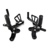 Suzuki Hayabusa GSX1300R (1999-2008) Black Rearset Foot Pegs