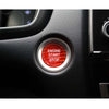 Accord CRV CIVIC 2018+ Red Carbon Fiber Engine Start Button Cover Trim Fit