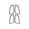 For BMW 3 Series E90 2006-2011 Carbon Fiber Interior Door Handle Bowl Trim 4pcs