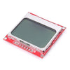 Nokia 5110 LCD Display Module 84x48 with White Backlight Adapter PCB UK