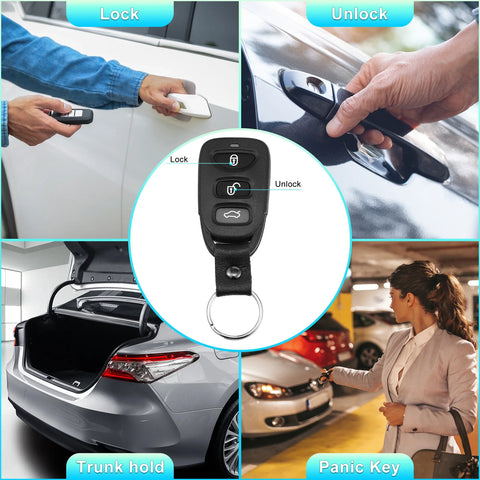 Hyundai & Kia Keyless Entry Remote Key Shell Cover (No Chip)