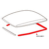 Weatherstrip Rubber Roof Rear Fits Toyota Land Cruiser FJ45 Pickup 1975-84 EBDE