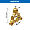Most Motorcycle Gold Tone 2 x 17mm Fork Preload Adjusters