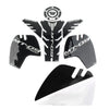 Yamaha MT-09 3D Carbon Fiber Tank Pad Traction Decal (2014-2023)