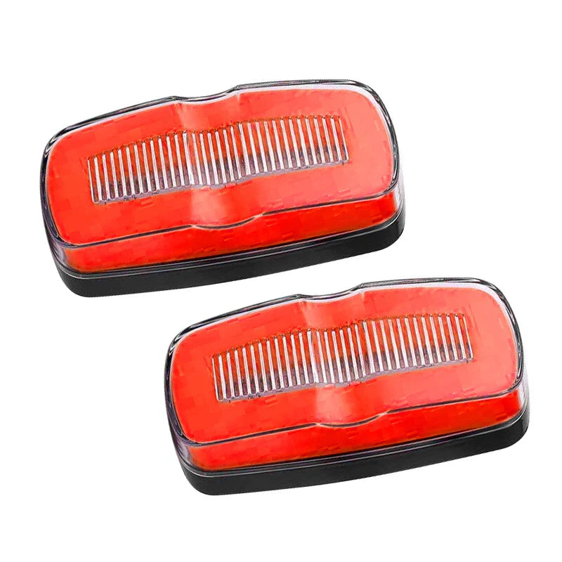 Truck Trailer 4" LED Red Flowing Turn Signal Side Marker Lights