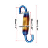 Motorcycle 2 x Exhaust Pipe Spring 58mm 2.28" Stainless Gold Tone
