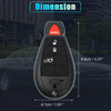 Dodge Chrysler Keyless Entry Remote Key Shell Cover ( Specified)