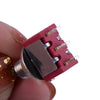 Various Applications 10 x Red 3 Pin ON-OFF-ON Mini Toggle Switch (125V-250V)
