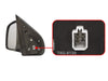Isuzu D-Max 3 Wire Electric Side Mirror Black (2003-2011)
