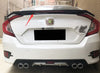 Honda Civic 4DR Sedan Light Gloss Black RS Spoiler Wing (2016-2021)