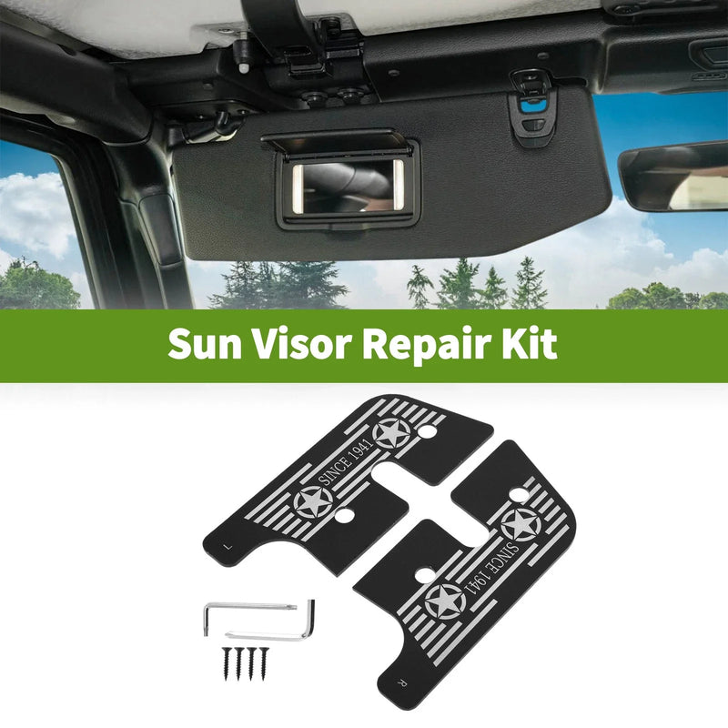 Jeep Wrangler JK Sun Visor Repair Kit (2018)