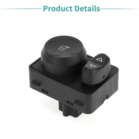 Chevrolet Traverse (2009 - 2017) Black Metal Car Mirror Switch