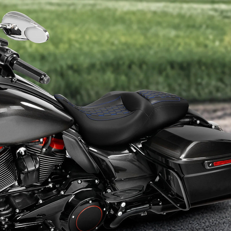 Harley Touring Road King Electra Glide Rider Passenger Seat (2009-2023)