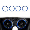 Chevrolet Camaro Blue Air Condition Vent Outlet Ring Cover Trim (2017-2022)