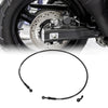 Motorcycle Stainless Steel Braided PU 110cm Brake Clutch Oil Hose Line