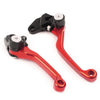 SUZUKI RM125 RM250 RM85 RED Pivot Brake Clutch Levers (2001-2023)
