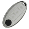 Nissan Qashqai Leaf White TPU Key Cover Case (2013-2023)