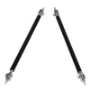 Dodge Charger Black Adjustable Bumper Lip Splitter Strut Rod Tie Support Bar