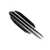 Audi A4 A5 Carbon Fiber Black Interior Door Horn Panel Cover Trim (2008-2016)