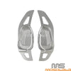 Audi S5 S6 RS3 RS6 RS7 Silver Steering Wheel Gear Shift Paddles (2007-2023)