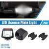 Nissan Frontier White Red LED License Plate Light Assembly