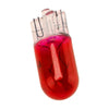 Car 10pcs Universal Red T10 12V 5W Wedge Instrument Light Bulbs