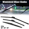 Toyota Prius 3 Pcs Front Windshield Wiper Blades (2010-2015)