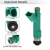 Toyota Camry 2.4 (2004-2009) 1 Pcs Green Fuel Injector 23209-0H030